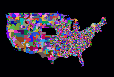 Continental US State Lower Chamber Districts