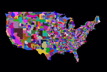 Continental US State Senate Districts